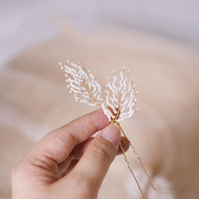 Bijuterii de mireasa Flori Floral Cabinete Coefca de perla Agrafe de par Ace Femei Fata Domnişoare de onoare Ac de păr Mireasa Accesorii de nuntă