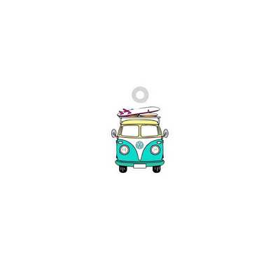 10 DB Utazási busz akril lógó varázslat epoxi utazási túra Peace Car Bus Charms barkácsoláshoz fülbevaló karkötő ékszer