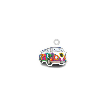 10 DB Utazási busz akril lógó varázslat epoxi utazási túra Peace Car Bus Charms barkácsoláshoz fülbevaló karkötő ékszer
