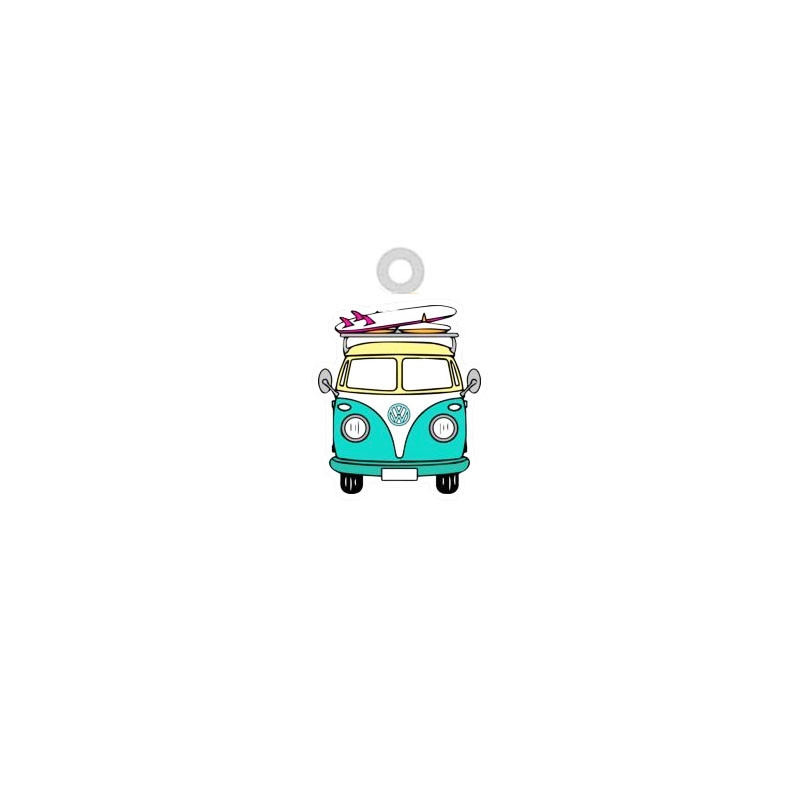 10 DB Utazási busz akril lógó varázslat epoxi utazási túra Peace Car Bus Charms barkácsoláshoz fülbevaló karkötő ékszer