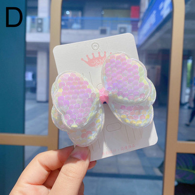 Djeca Sjajne šljokice Ukosnice Slatke velike kopče za kosu s mašnom Djevojke Šiške štipaljke sa strane Dnevna pokrivala za glavu Dodaci za kosu