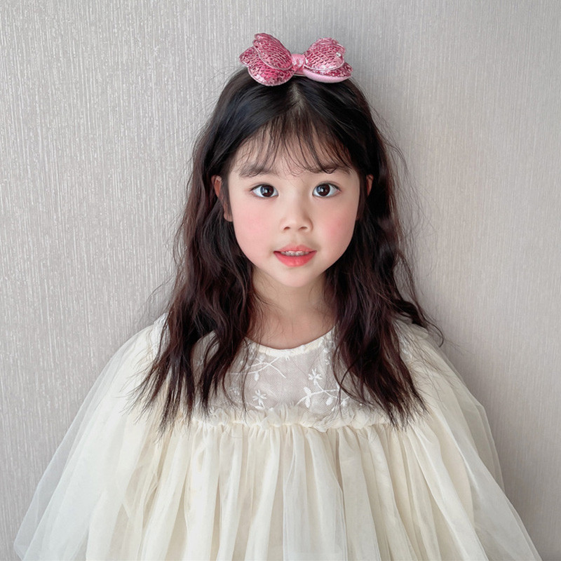 Djeca Sjajne šljokice Ukosnice Slatke velike kopče za kosu s mašnom Djevojke Šiške štipaljke sa strane Dnevna pokrivala za glavu Dodaci za kosu