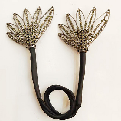 Nova ženska traka za kosu leptir ukosnica sa vještačkim dijamantima Traka za kosu s lepezom za djevojke Držač za rep za kosu Dodatak za kosu Pokrivalo za glavu