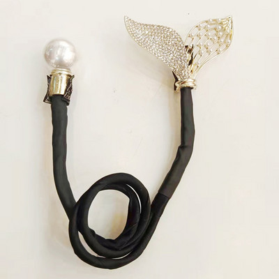 Nova ženska traka za kosu leptir ukosnica sa vještačkim dijamantima Traka za kosu s lepezom za djevojke Držač za rep za kosu Dodatak za kosu Pokrivalo za glavu