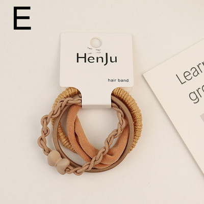 4 τμχ Γυναικεία λαστιχένια λάστιχα ελαστικά κορδέλες μαλλιών Bowknot band Ponytail Holder Σχοινιά για μαλλιά Αξεσουάρ κεφαλόδεσμος Αξεσουάρ μόδας για κορίτσια