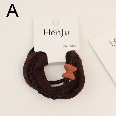 4 τμχ Γυναικεία λαστιχένια λάστιχα ελαστικά κορδέλες μαλλιών Bowknot band Ponytail Holder Σχοινιά για μαλλιά Αξεσουάρ κεφαλόδεσμος Αξεσουάρ μόδας για κορίτσια