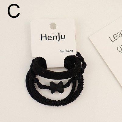 4 τμχ Γυναικεία λαστιχένια λάστιχα ελαστικά κορδέλες μαλλιών Bowknot band Ponytail Holder Σχοινιά για μαλλιά Αξεσουάρ κεφαλόδεσμος Αξεσουάρ μόδας για κορίτσια