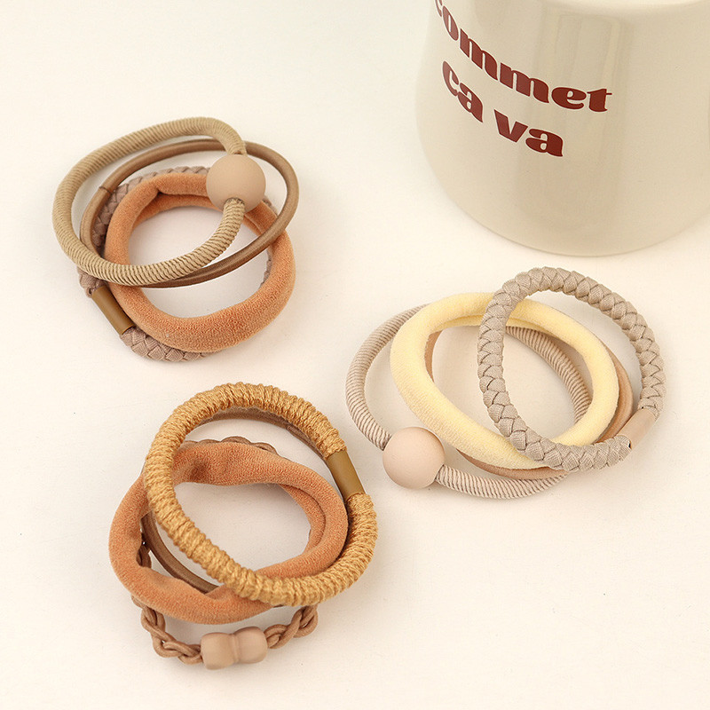 4 τμχ Γυναικεία λαστιχένια λάστιχα ελαστικά κορδέλες μαλλιών Bowknot band Ponytail Holder Σχοινιά για μαλλιά Αξεσουάρ κεφαλόδεσμος Αξεσουάρ μόδας για κορίτσια