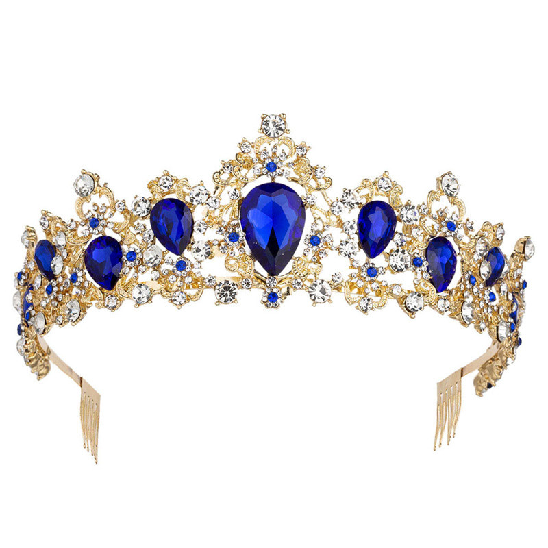 Puošnios rožinės spalvos krištolo karūna karališkosios karalienės tiaros galvos juostos mergaitėms išleistuvių nuotakų karūnos nuotakos diadem vestuviniai plaukų papuošalai