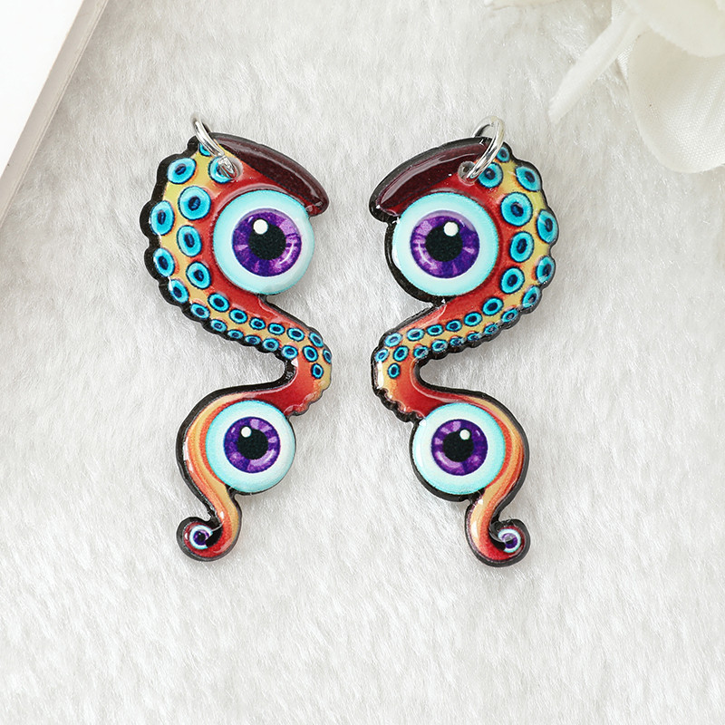 10kom privjesaka za putovanje u svemir Crtani svemirac dizajnira akrilne astronautske nalaze za nakit za naušnice za ogrlicu Diy izrada 45*24 MM