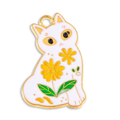 Mješoviti šareni emajl, 35 stilova, mačka, životinjska legura, šarm za izradu nakita, DIY narukvica, ogrlica, privjesak, dodaci, veleprodaja