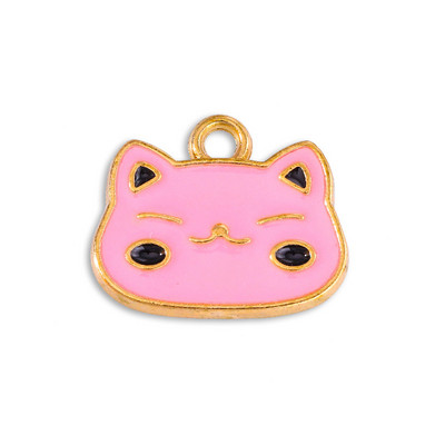 Mješoviti šareni emajl, 35 stilova, mačka, životinjska legura, šarm za izradu nakita, DIY narukvica, ogrlica, privjesak, dodaci, veleprodaja