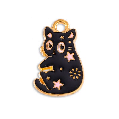 Mješoviti šareni emajl, 35 stilova, mačka, životinjska legura, šarm za izradu nakita, DIY narukvica, ogrlica, privjesak, dodaci, veleprodaja