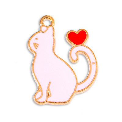 Mješoviti šareni emajl, 35 stilova, mačka, životinjska legura, šarm za izradu nakita, DIY narukvica, ogrlica, privjesak, dodaci, veleprodaja