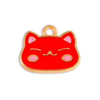 Mješoviti šareni emajl, 35 stilova, mačka, životinjska legura, šarm za izradu nakita, DIY narukvica, ogrlica, privjesak, dodaci, veleprodaja