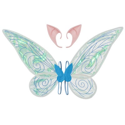 Kid Girls Anime Princess Cosplay Kostim Češljevi za kosu Kruna Čarobni štapići Vilinski štapić Princess Crown Set žezla s krilima leptira