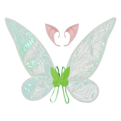 Kid Girls Anime Princess Cosplay Kostim Češljevi za kosu Kruna Čarobni štapići Vilinski štapić Princess Crown Set žezla s krilima leptira