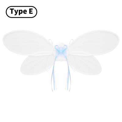 Kid Girls Anime Princess Cosplay Kostim Češljevi za kosu Kruna Čarobni štapići Vilinski štapić Princess Crown Set žezla s krilima leptira