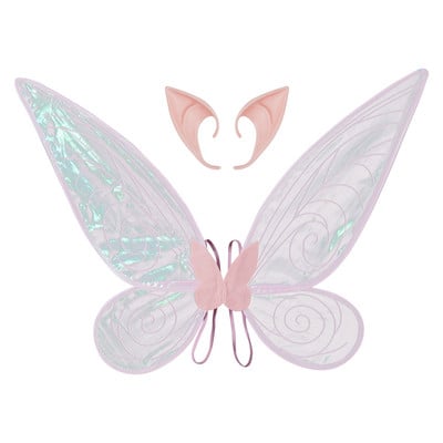 Kid Girls Anime Princess Cosplay Kostim Češljevi za kosu Kruna Čarobni štapići Vilinski štapić Princess Crown Set žezla s krilima leptira