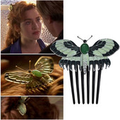 TITANIC Rose`s Beautiful Butterfly Hair Piepty Agraf de păr Colecție de agrafe de păr Cosplay Moda Bijuterii Accesorii Cadouri