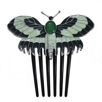 TITANIC Rose\'s Beautiful Butterfly Hair Comb Фиби Колекция щипки за коса Косплей Модни бижута Аксесоари Подаръци