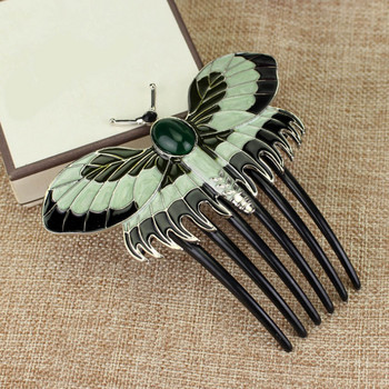 TITANIC Rose\'s Beautiful Butterfly Hair Comb Фиби Колекция щипки за коса Косплей Модни бижута Аксесоари Подаръци