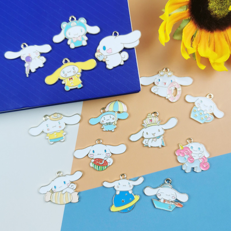 JeQue 10 bucăți din aliaj smalț Charm Personaj din desene animate Anime Cercei Brățară DIY Designer Bijuterii Cercei Charms în fabricarea de bijuterii