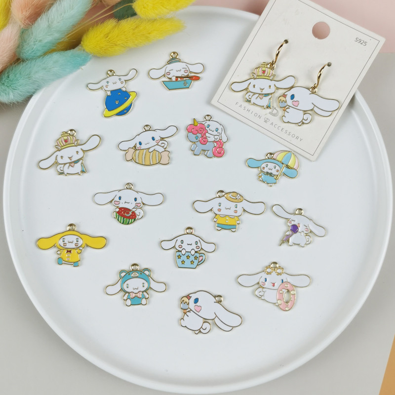 JeQue 10 bucăți din aliaj smalț Charm Personaj din desene animate Anime Cercei Brățară DIY Designer Bijuterii Cercei Charms în fabricarea de bijuterii