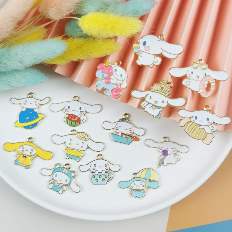 JeQue 10 bucăți din aliaj smalț Charm Personaj din desene animate Anime Cercei Brățară DIY Designer Bijuterii Cercei Charms în fabricarea de bijuterii