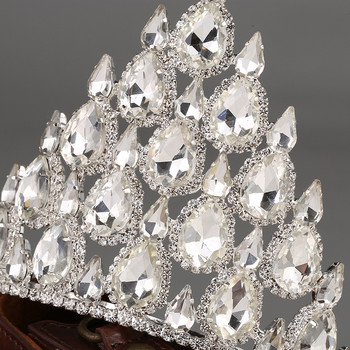 Дамски модни бижута Crystal Rhinestone Crown Момичета Висококачествена лента за глава Парти Банкет Аксесоари за коса Булчински сватбени подаръци