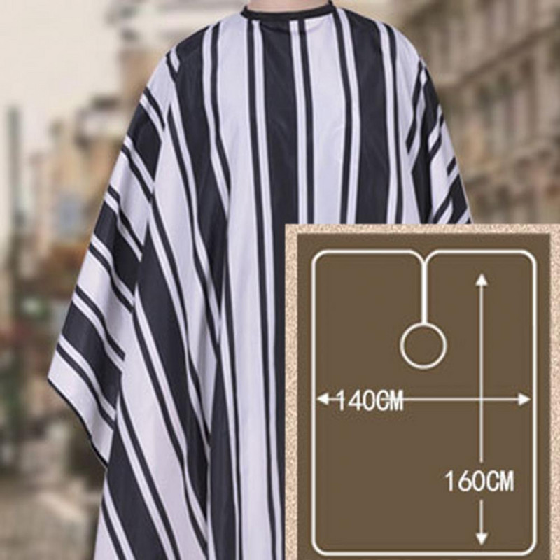 Dizajn niti Frizerska pregača Ošišan ogrtač Frizerska haljina Pelerina Antistatički podesiva pruga Glatka krpa za šišanje za salon