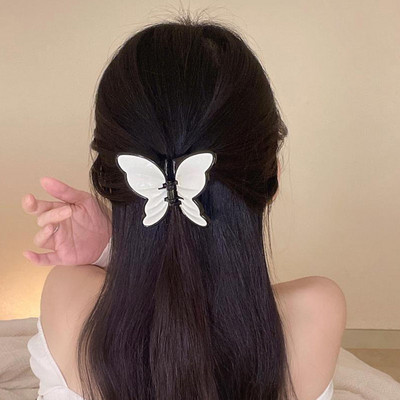 Nova ženska kopča za kosu s leptirom za žene Akrilne kopče s kandžama za djevojke Slatka traka za glavu Ukosnica za kosu s račićima Modni dodaci za kosu