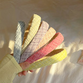 Vintage szövet Művészet Széles hajpánt Divat Női Elegáns Hajkarika Női frufru Hajtű Fejdísz Ruhák Kiegészítők Ajándékok