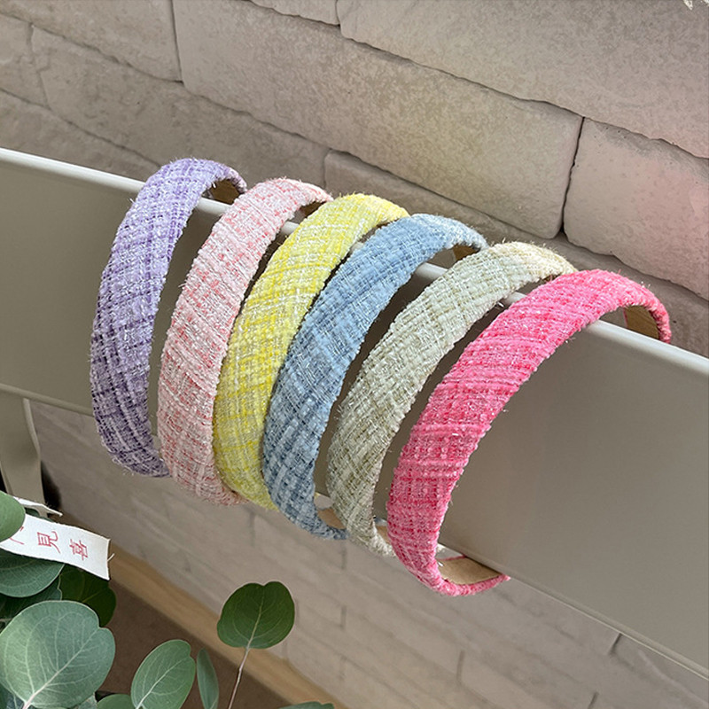 Vintage szövet Művészet Széles hajpánt Divat Női Elegáns Hajkarika Női frufru Hajtű Fejdísz Ruhák Kiegészítők Ajándékok