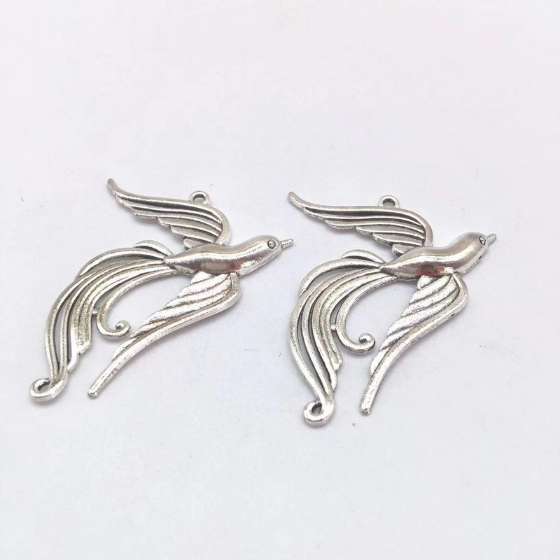 Fashion 6 db Phoenix madár medálok illik barkács kézzel készített nyaklánc karkötő bűbáj Ékszer készítés keresés