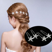 Delysia King Accessories fejfedők hajtűs haj kiegészítők strassz csillagos hajtű U-alakú hajtű