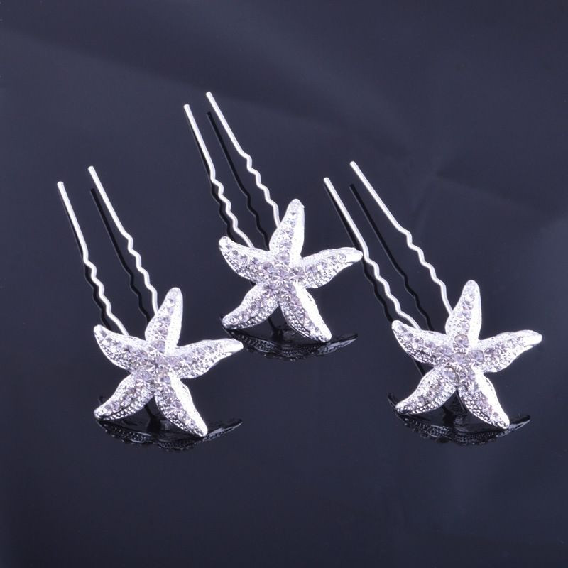 Delysia King Accessories fejfedők hajtűs haj kiegészítők strassz csillagos hajtű U-alakú hajtű