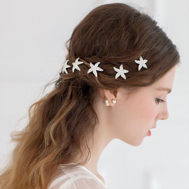 Delysia King Accessories fejfedők hajtűs haj kiegészítők strassz csillagos hajtű U-alakú hajtű