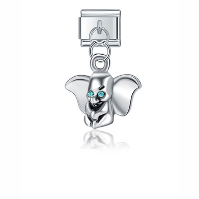 Hapiship Original Daisy Fashion Rainbow Heart Morska zvijezda Elephant Charm Links Fit 9mm Narukvica od nehrđajućeg čelika DIY Izrada DJ329