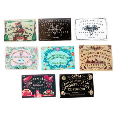 5db Ouija Planchette Charms Death Moth Magic Medál fülbevaló nyaklánchoz barkács készítés