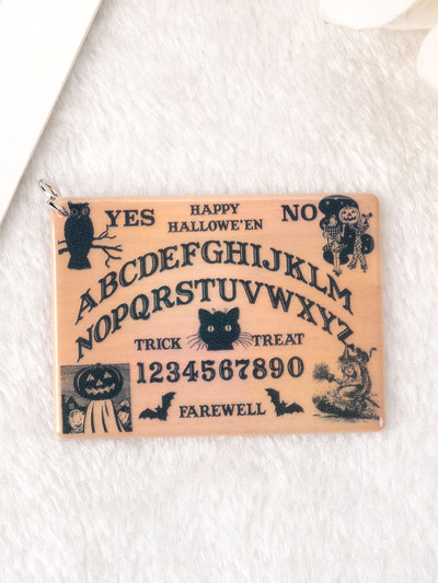 5db Ouija Planchette Charms Death Moth Magic Medál fülbevaló nyaklánchoz barkács készítés