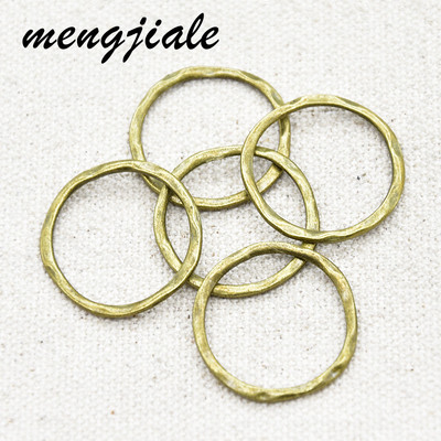 25 komada trobojnih okruglih privjesaka za konektore od legure cinka, metalnih okruglih privjesaka za DIY izradu ručno rađenih dodataka za nakit 23*23 mm