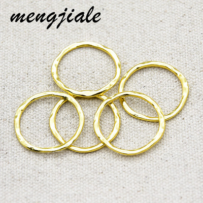 25 komada trobojnih okruglih privjesaka za konektore od legure cinka, metalnih okruglih privjesaka za DIY izradu ručno rađenih dodataka za nakit 23*23 mm