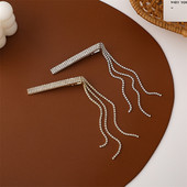 2021. Novi korejski Bling Bling Bling Shining Rhinestone Tassel Fairy Barrettes za žene Modni dodaci za kosu Kristalne kopče Ukosnice