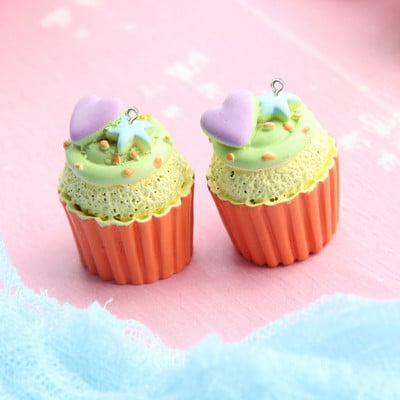 10 komada slatkih šalica u obliku srca jagode, smole, privjesaka za izradu nakita, privjesaka DIY privjesak, ogrlicu, naušnice, dodatke