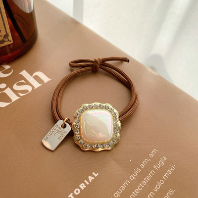 Elastična gumica za kosu Kružna manšeta Gumice za omču Uže za tkanje Rep Držač za rep Djevojka Žena Dodaci Nakit