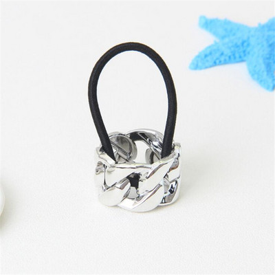 Elastična gumica za kosu Kružna manšeta Gumice za omču Uže za tkanje Rep Držač za rep Djevojka Žena Dodaci Nakit