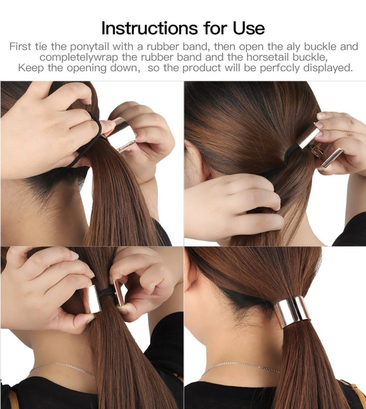 Elastična gumica za kosu Kružna manšeta Gumice za omču Uže za tkanje Rep Držač za rep Djevojka Žena Dodaci Nakit