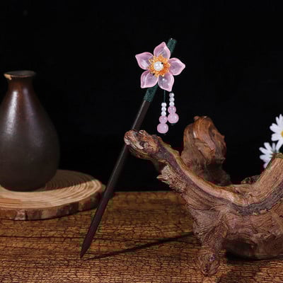 Metalni štapić za kosu Ženske ukosnice Štapići za jelo Kineski stil Ručno izrađena ukosnica Dodaci za pokrivala za glavu Svadbeni vjenčani nakit Pokloni ML