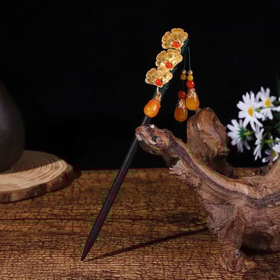 Metalni štapić za kosu Ženske ukosnice Štapići za jelo Kineski stil Ručno izrađena ukosnica Dodaci za pokrivala za glavu Svadbeni vjenčani nakit Pokloni ML